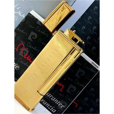 Pierre Cardin Luxus Feuerzeug Slim Gold