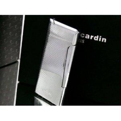 Pierre Cardin Luxus Feuerzeug Slim Silver 